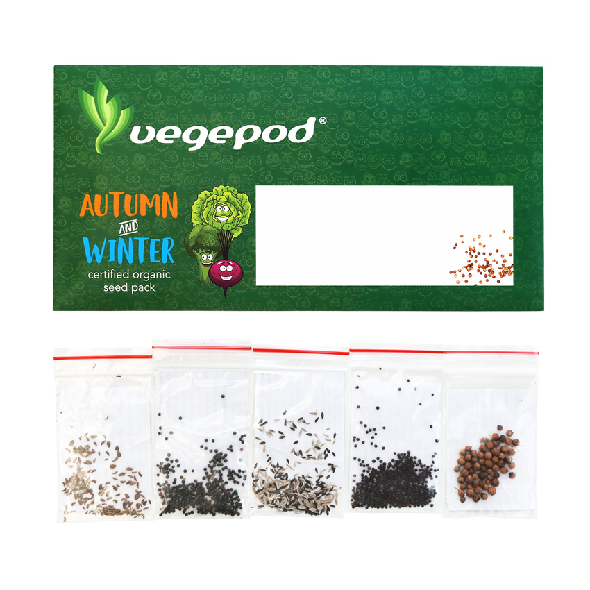 Autumn / Winter Certified Organic Seed Pack