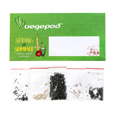 Spring / Summer Certified Organic Seed Pack