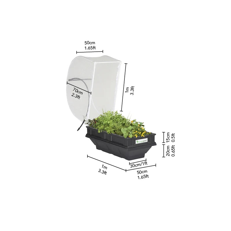 Easy-Grow Self-Watering Raised Garden Bed