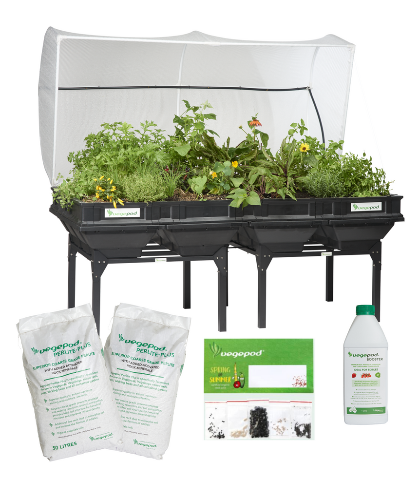 vegepod premium potting mix Large Raised Garden Bed Starter Kit | Veggie Growing System