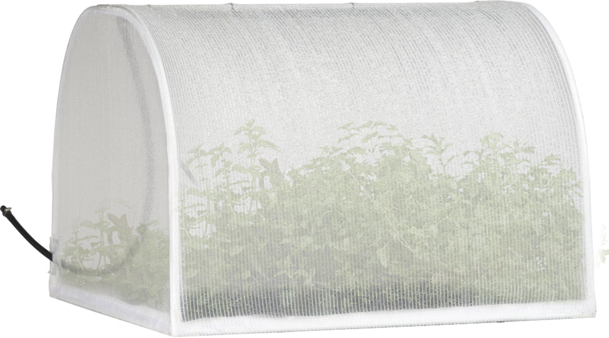 Replacement VegeCover Kit – Medium (includes poles, connectors, hinge clips, misters and mesh cover)