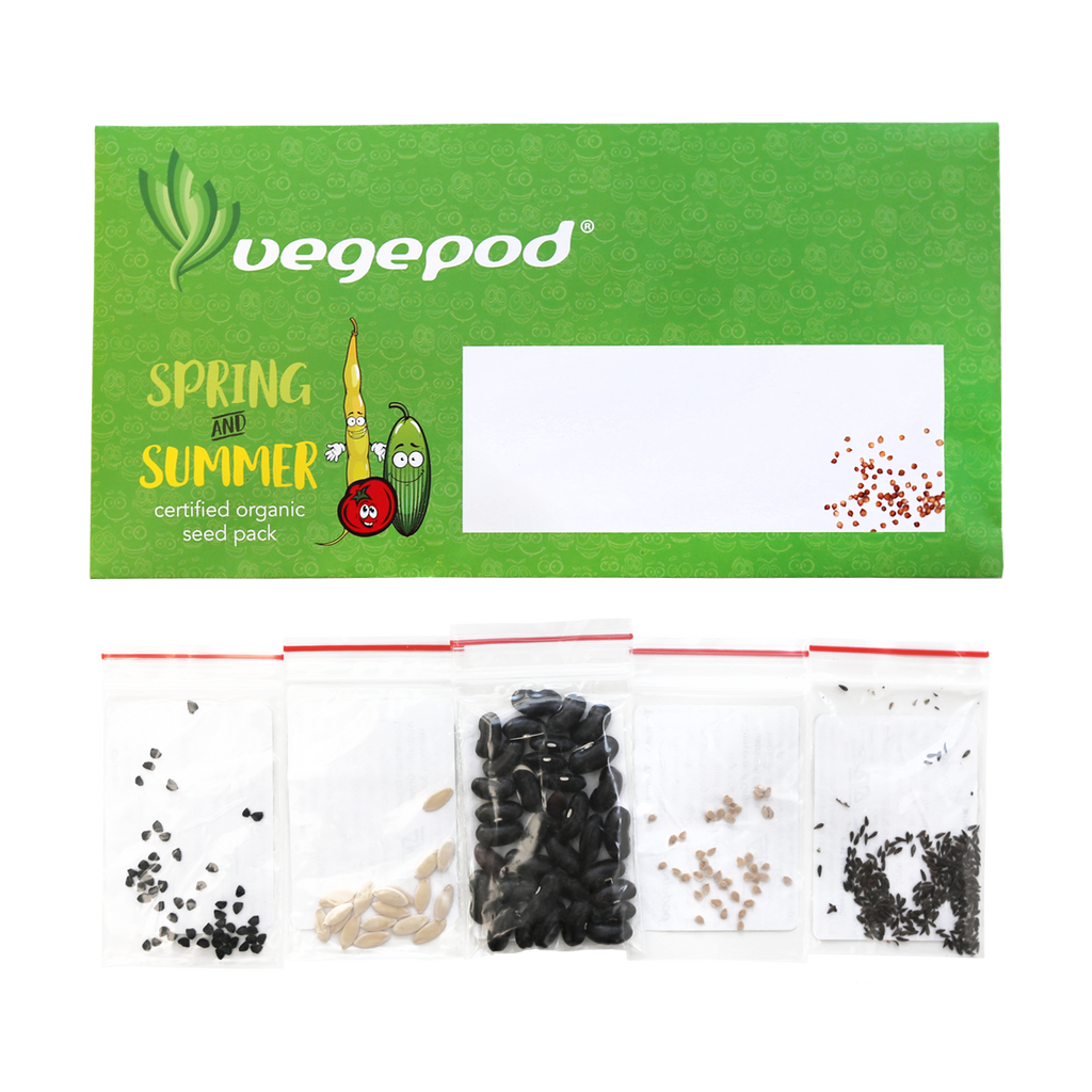 Vegepod Spring / Summer Certified Organic Seed Pack
