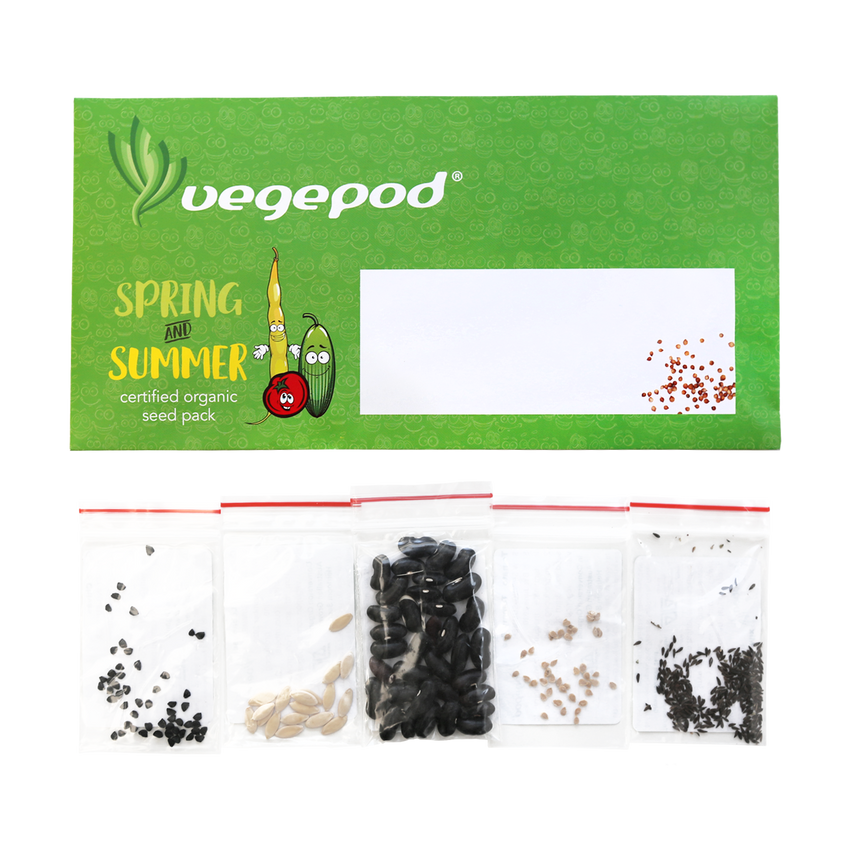 Spring / Summer Certified Organic Seed Pack